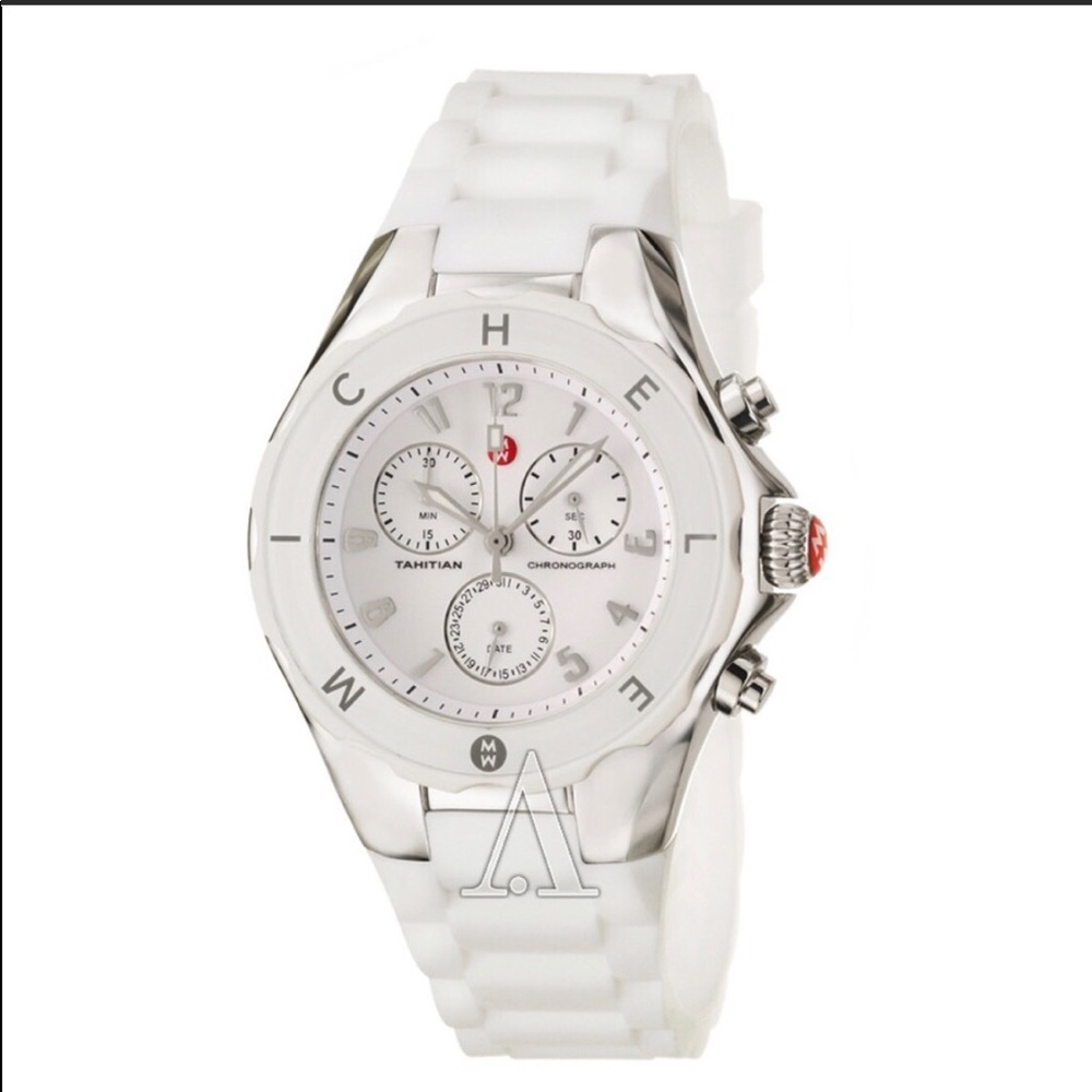Michele Tahitian Jelly Bean White Watch